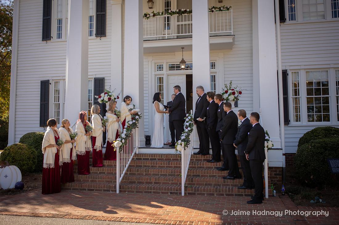 Cherrydale Alumni House Wedding at Furman University