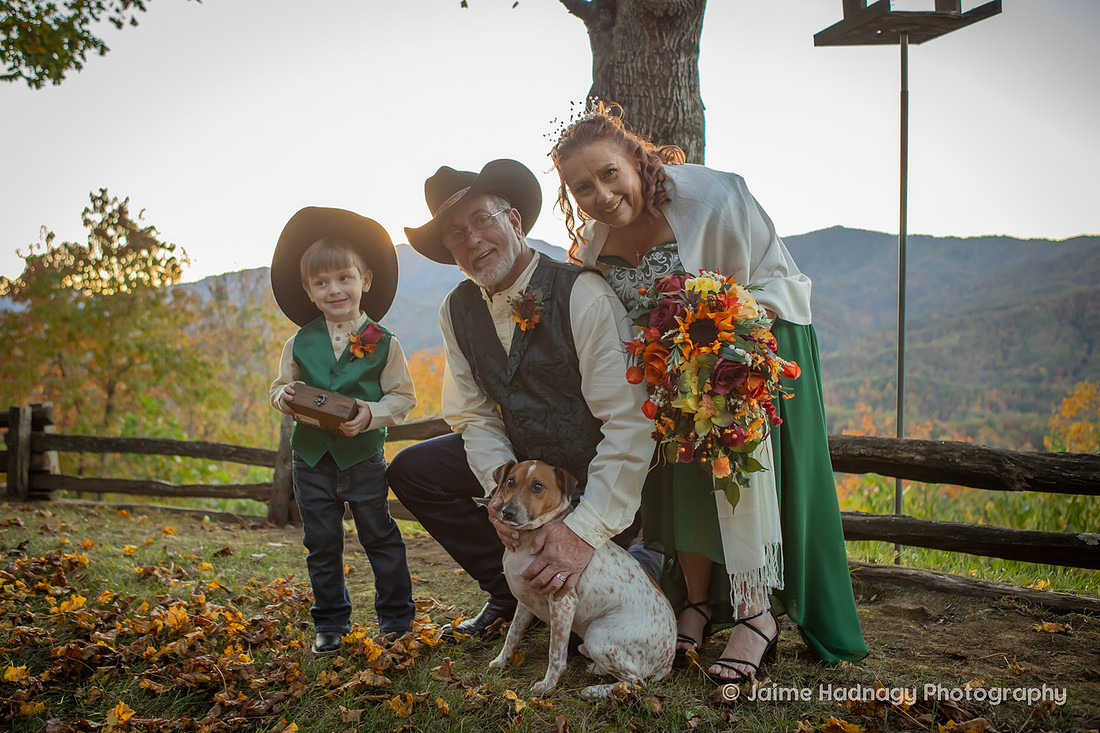 Outdoor Wedding in Nature in the Mountains