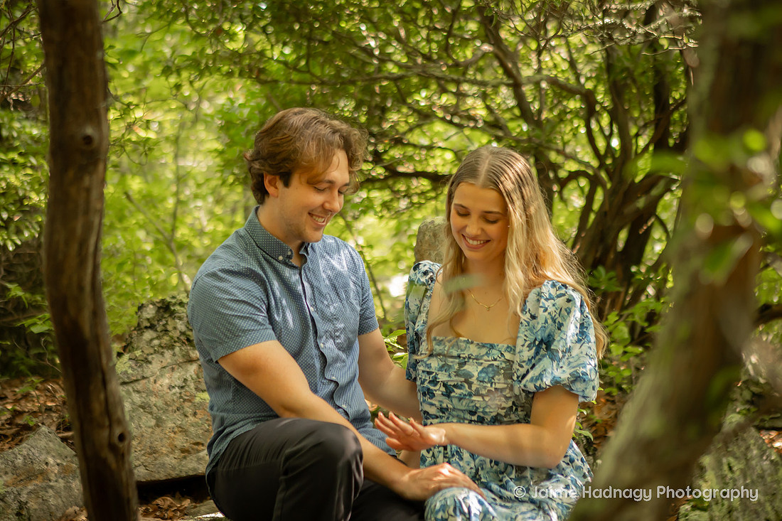 Asheville Engagement Photos in the Mountains | Blue Ridge Parkway | Photographer