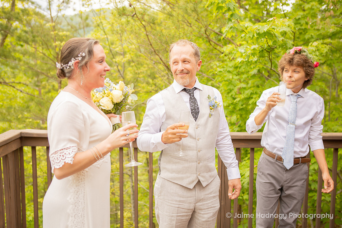 Romantic Elopement Photography in Hot Springs NC | Asheville Photographer
