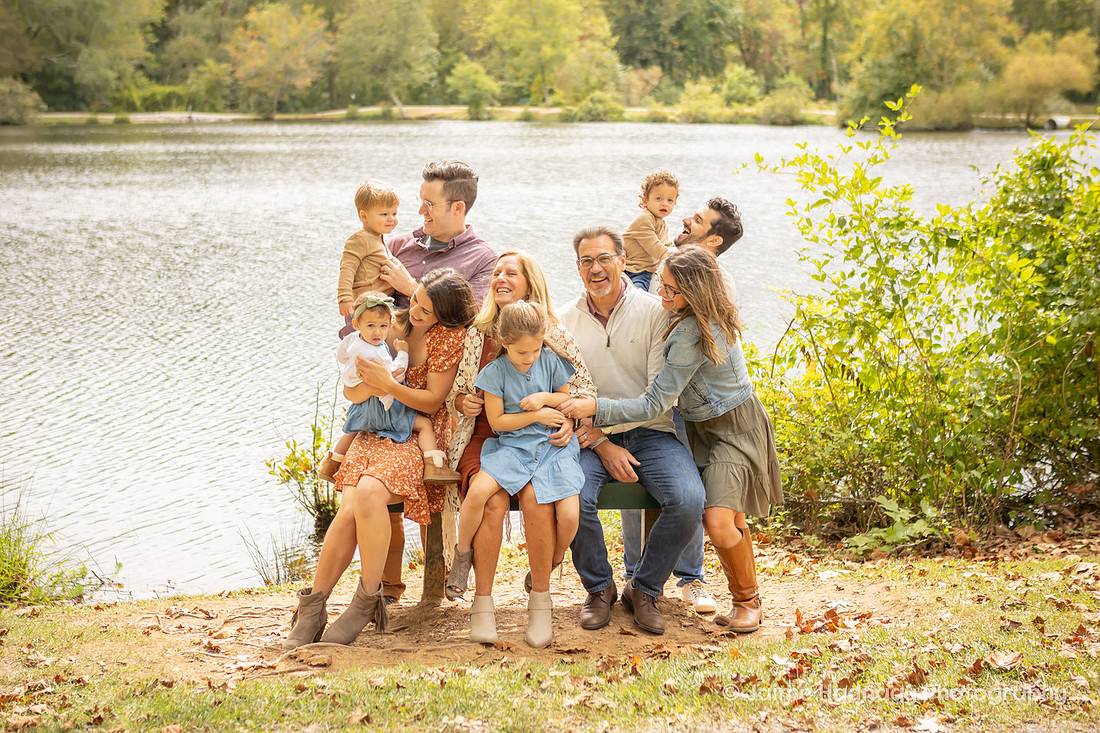 Extended Family Photos in the Park | Asheville Professional Photographer