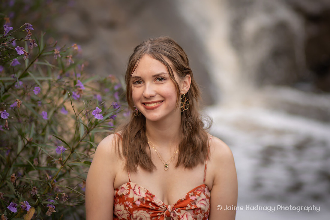 Senior Pictures at Rock Quarry Garden | Asheville Photographer