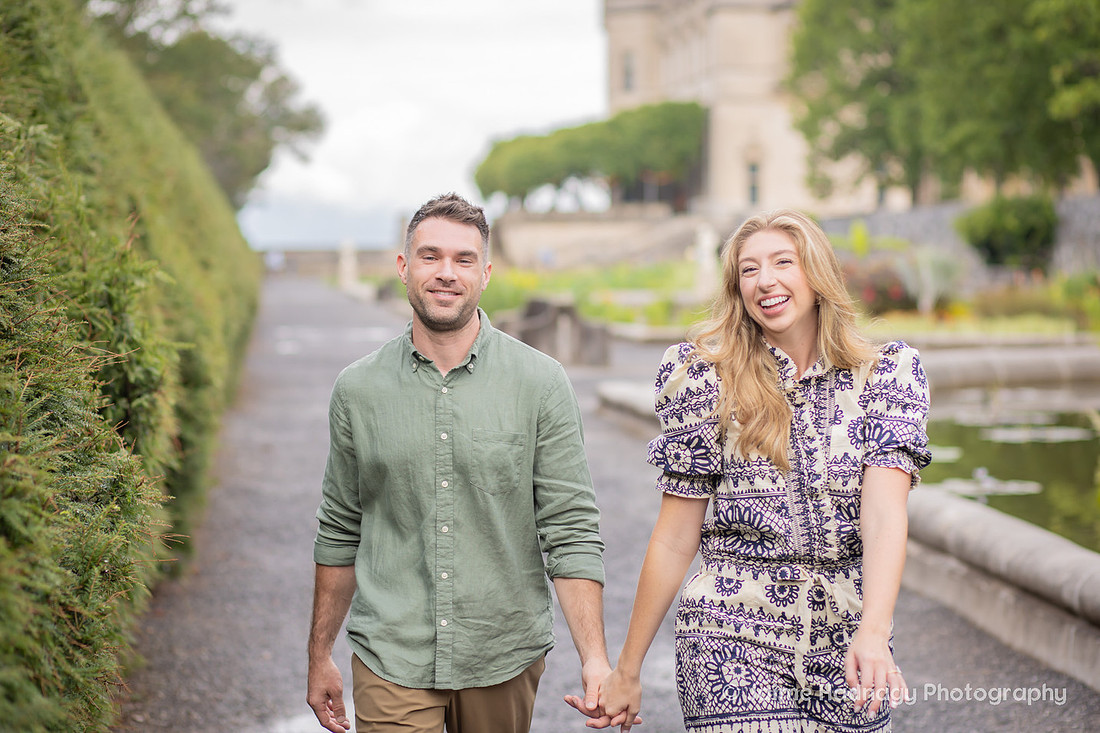 Engagement Photos in the Gardens at Biltmore Estate