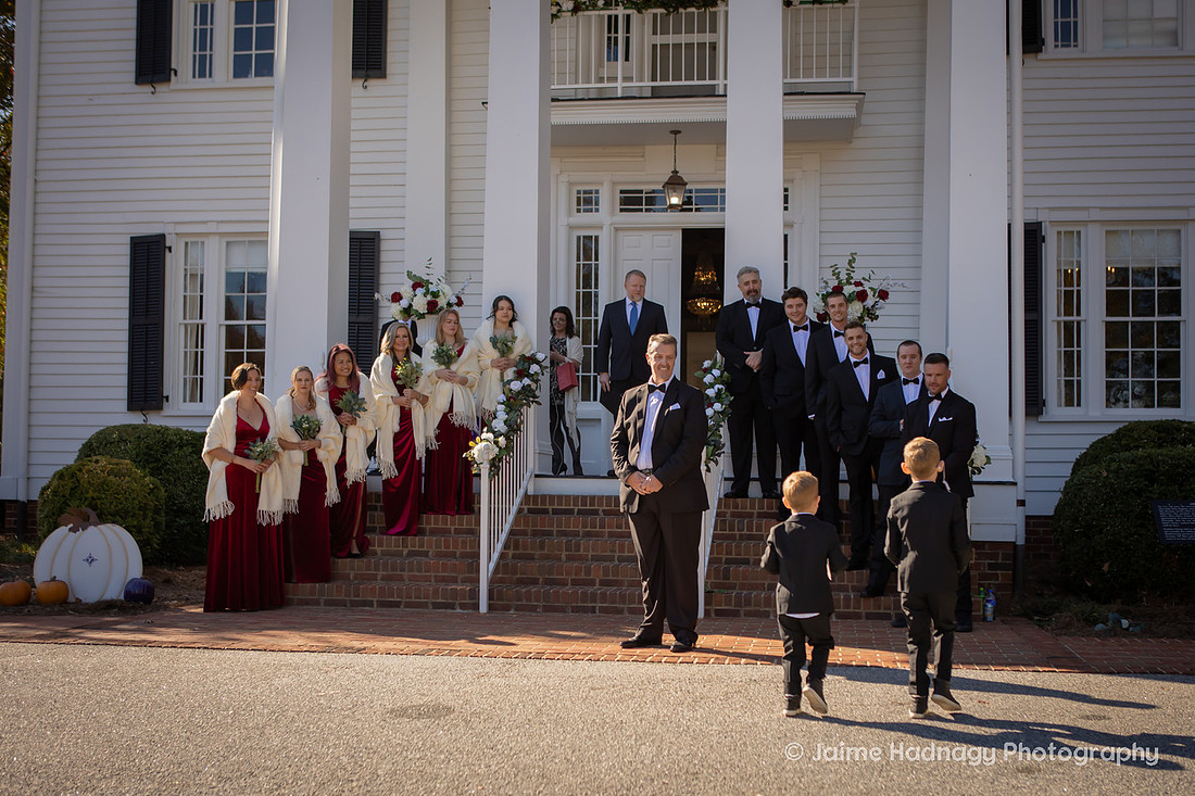Beautiful Outdoor Wedding Photography at Furman University in Greenville SC