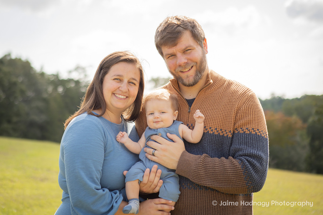 Outdoor Extended Family Portrait | Asheville Photographer