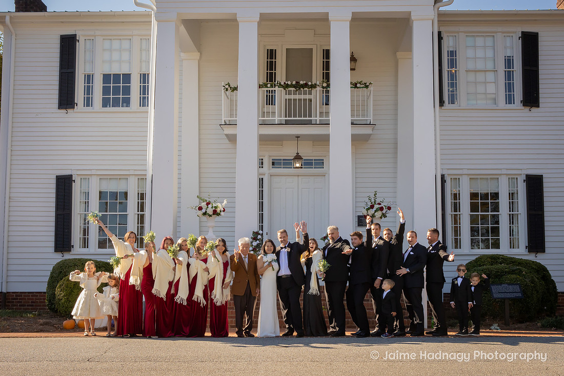 Beautiful Outdoor Wedding Photography at Furman University in Greenville SC