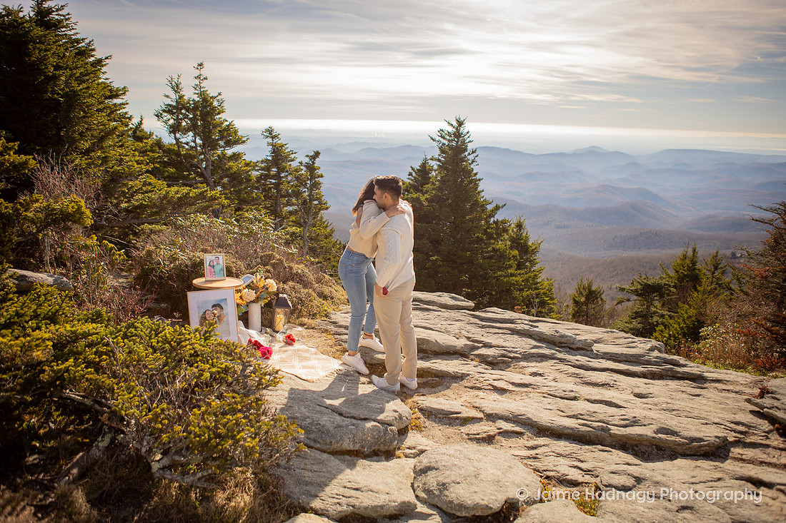 Surprise Proposal in the mountains in WNC