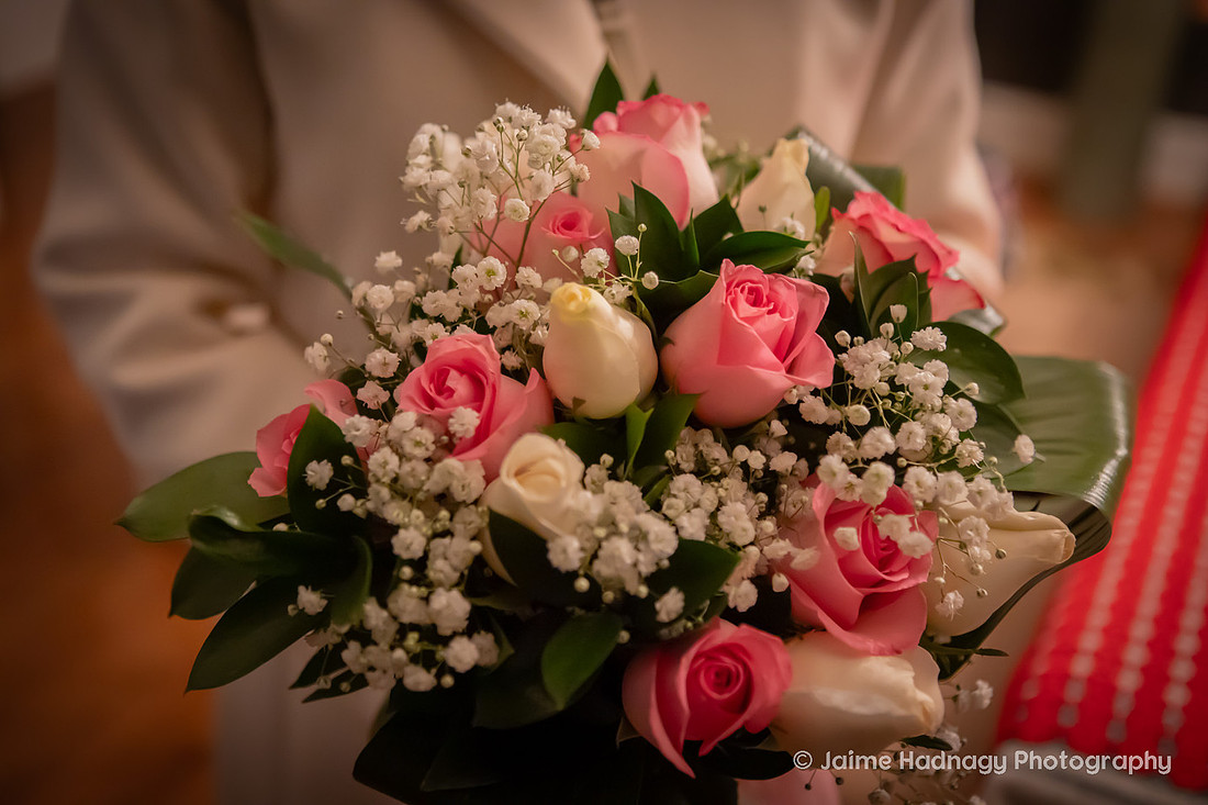 Getting Ready for Wedding Photos