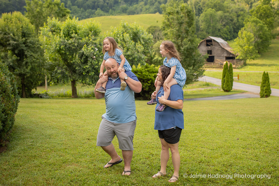 Playful Family photo session | Asheville Photographer