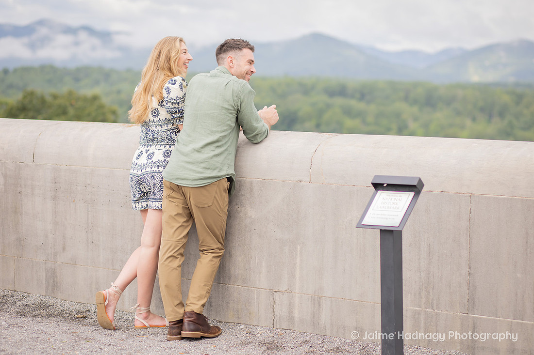 Engagement Photos in the Gardens at Biltmore Estate