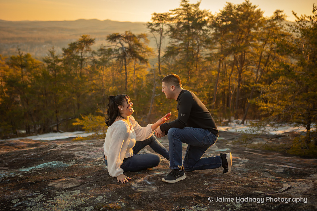 Beautiful Mountain Engagement Session | Asheville Proposal Photographer