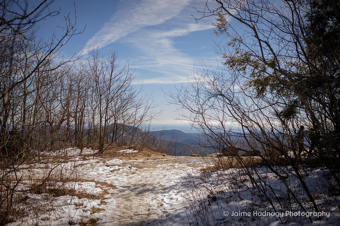 Winter Hiking Proposal | Cashiers Engagement Photographer