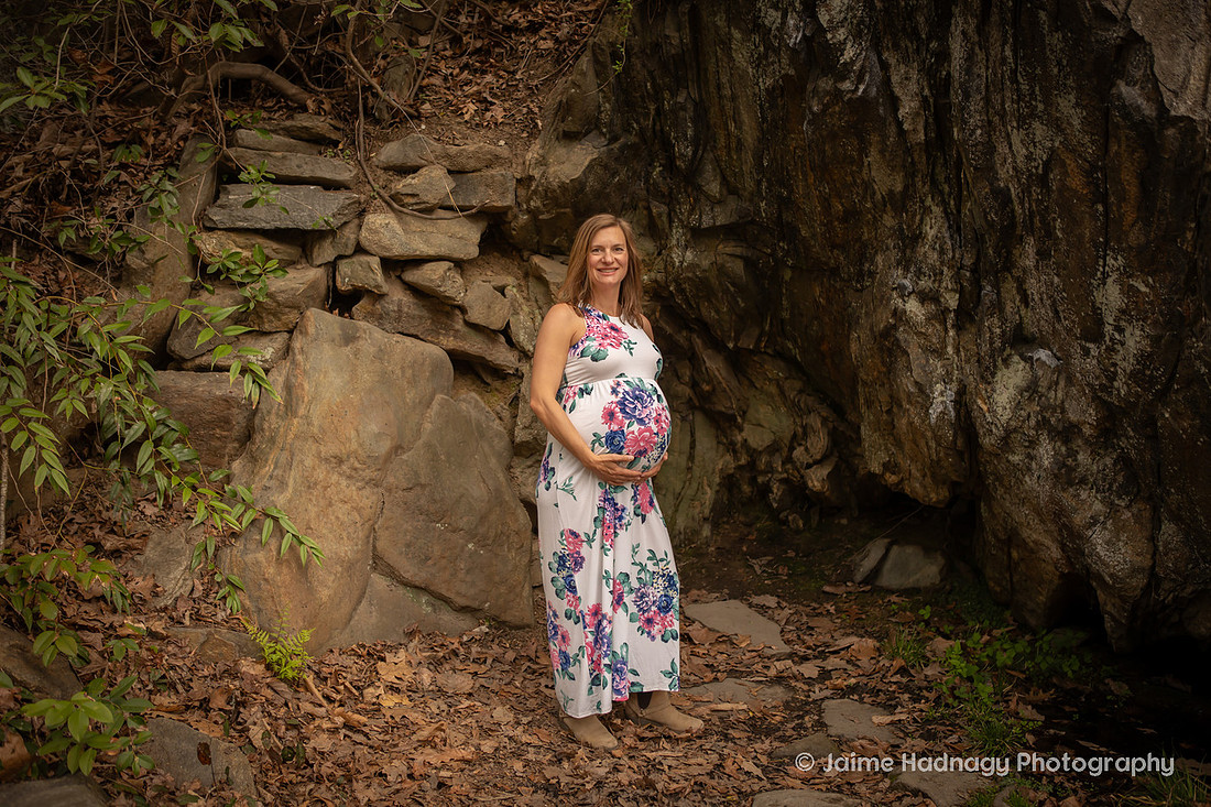 Outdoor Prenatal Family Photos | Asheville Photographer