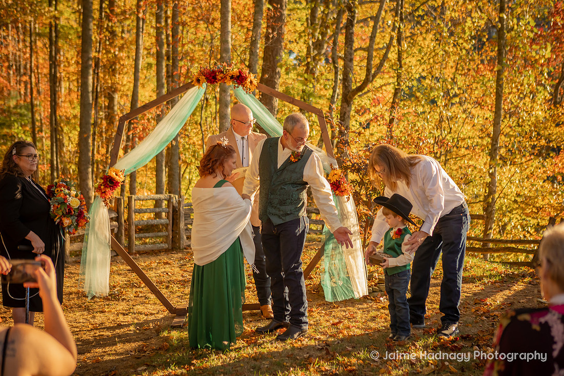 Asheville Wedding Photographer Fall Wedding in the Mountains