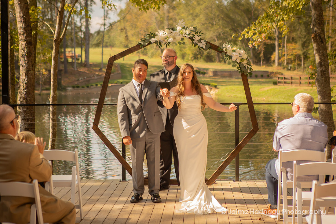 Outdoor Wedding Ceremony | WNC Photographer in South Carolina
