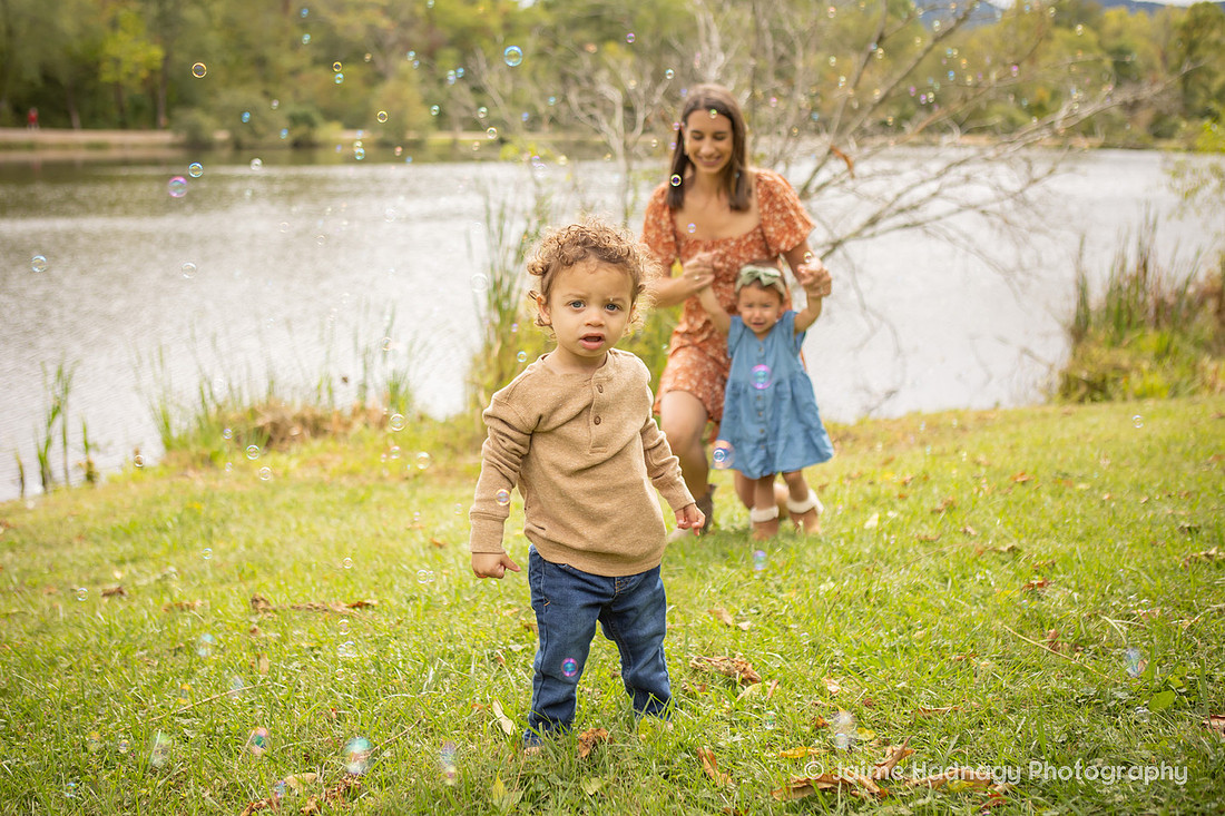 Extended Family Photos in the Park | Asheville Professional Photographer