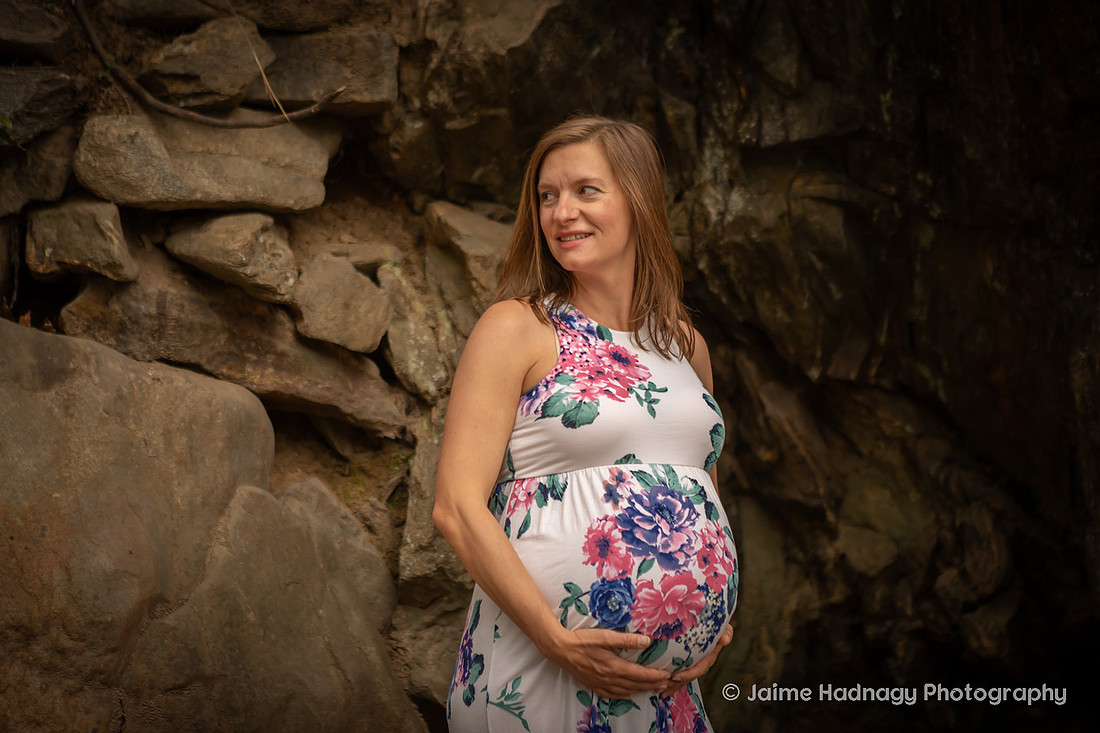 Outdoor Prenatal Family Photos | Asheville Photographer
