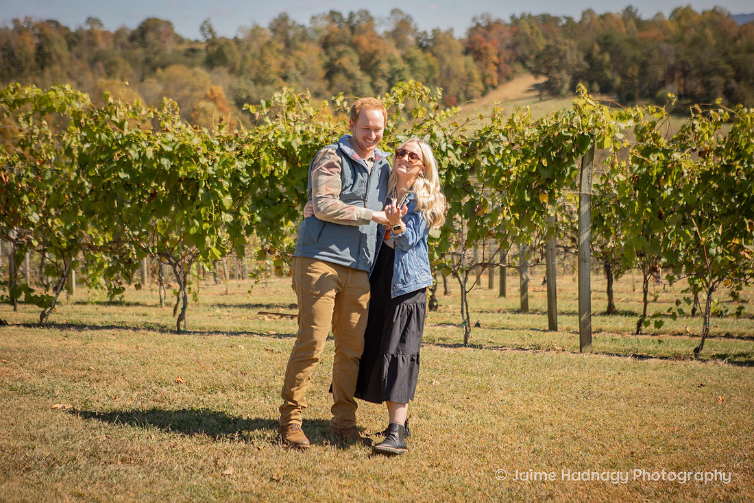 Surprise Proposal at Silverfork Vineyard | WNC Engagement Photographer