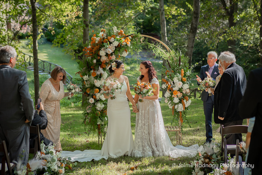 LGBT Wedding Ceremony in Asheville Douglas Ellington House | Photographer