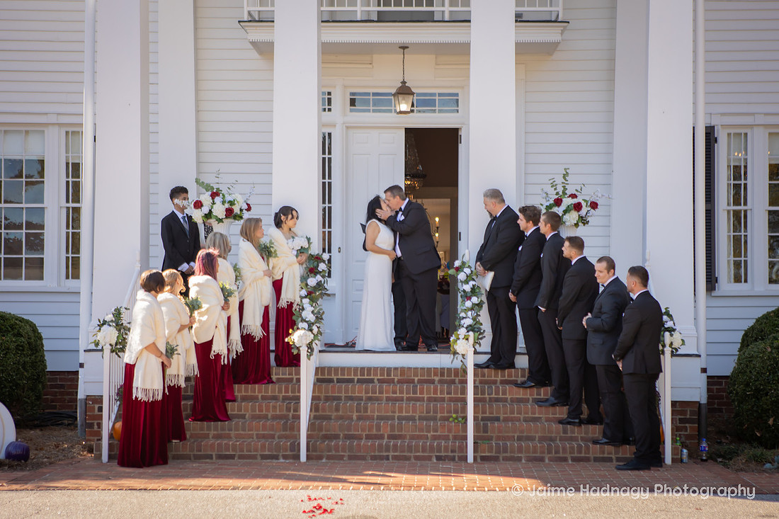 Cherrydale Alumni House Wedding at Furman University