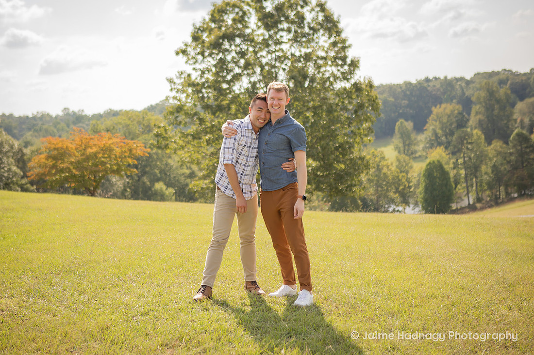 Outdoor Extended Family Portrait | Asheville Photographer