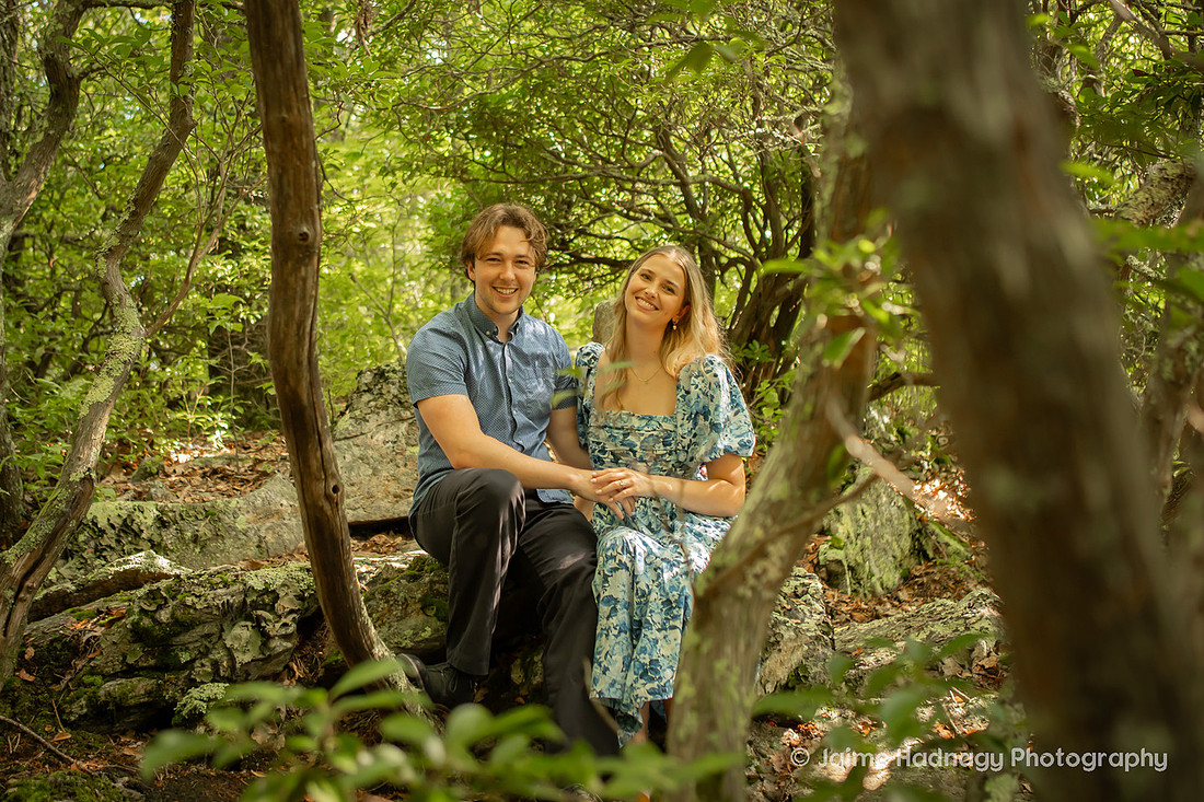 Asheville Engagement Photos in the Mountains | Blue Ridge Parkway | Photographer