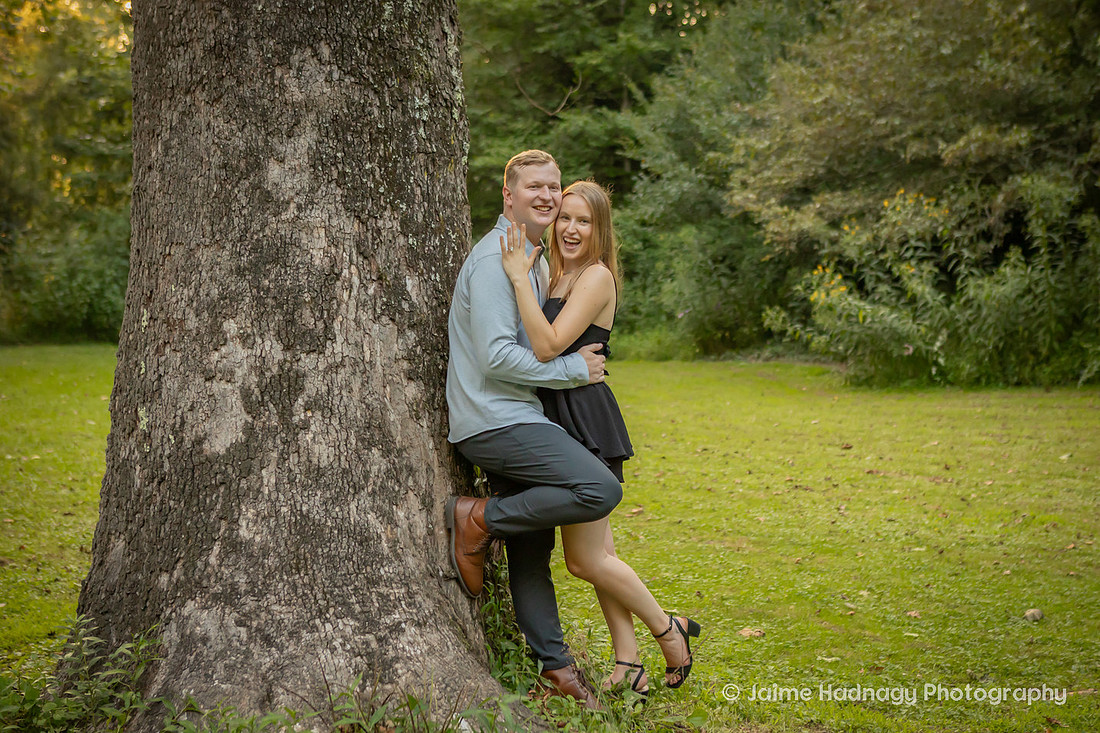 Asheville Engagement Session Botanical Gardens