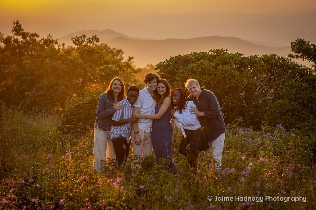 Golden Hour Outdoor Hiking Photo Session | Asheville Family Photographer