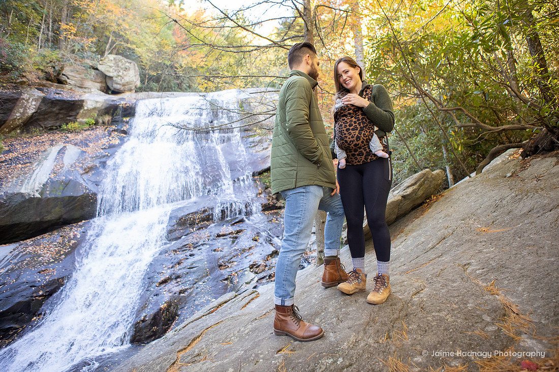 Engagement Photography | Surprise Proposal Photographer Western North Carolina Mountains and Waterfalls