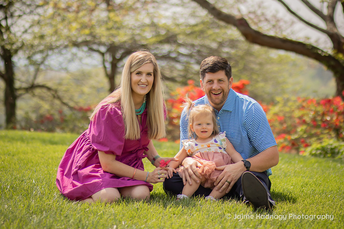 Family Photos with Toddler on a Swing | Asheville Family Photographer