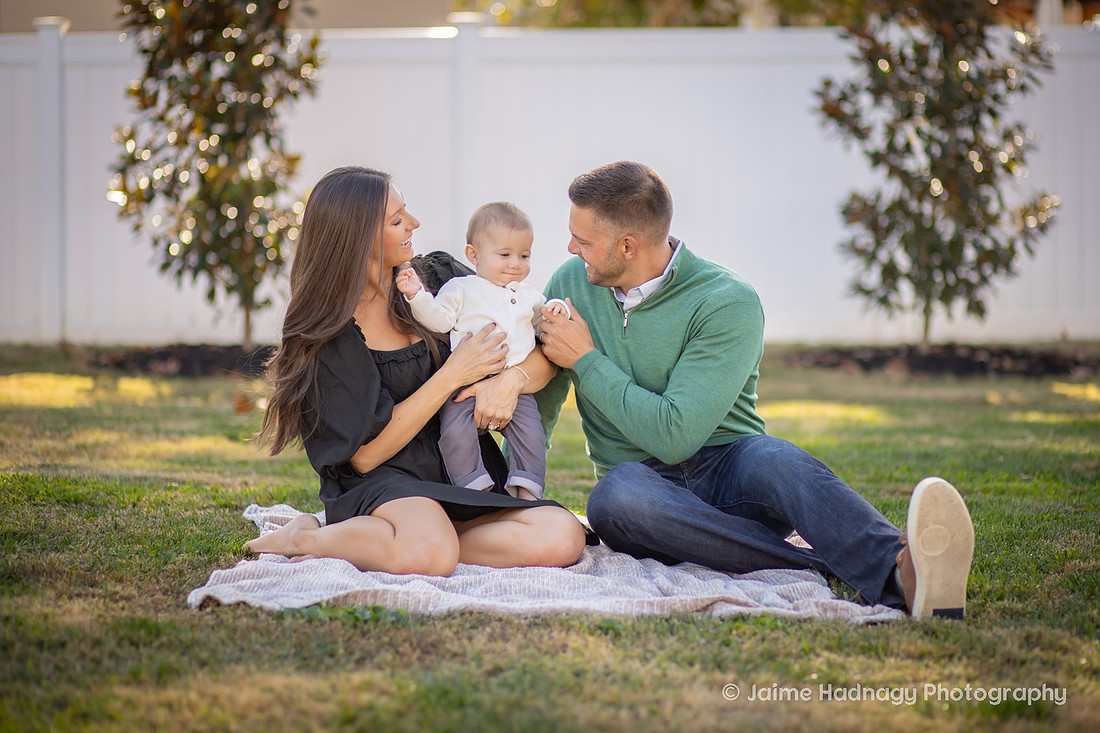 Family Photos with Infant Baby | Asheville Family Photographer