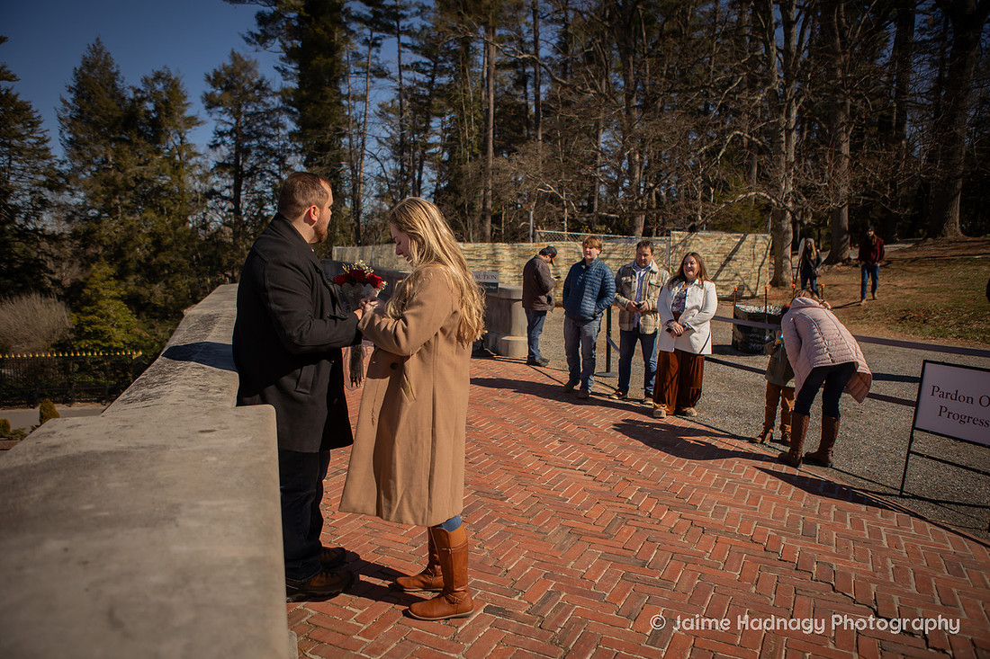 Engagement at Biltmore Estate | Asheville Proposal Photographer