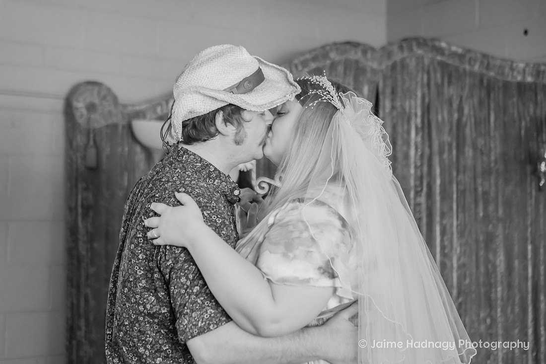 Fleetwoods Rock N Roll Chapel Asheville Elopement Photos