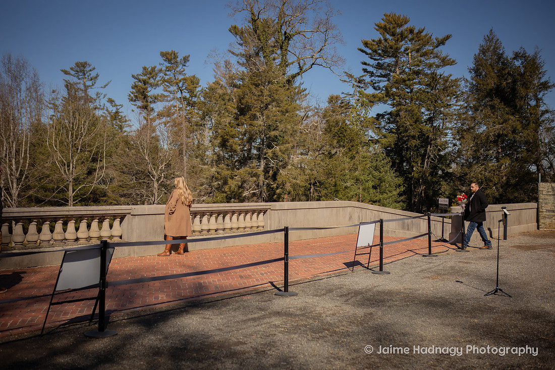 Surprise Proposal Photography at the Biltmore Estate