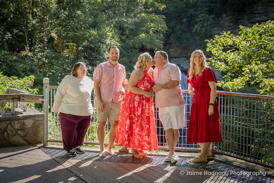 Elopement above Looking Glass Falls | Asheville Wedding Photographer