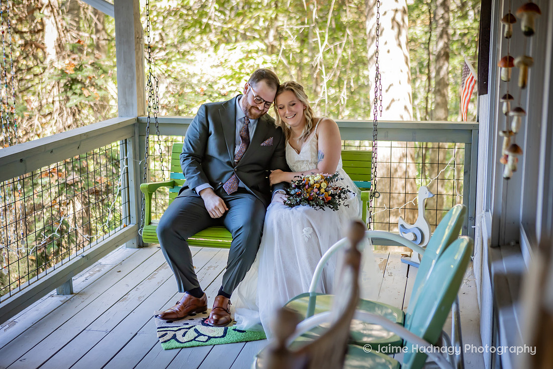 Micro Wedding in WNC mountain Cabin | Asheiville Elopement Photographer