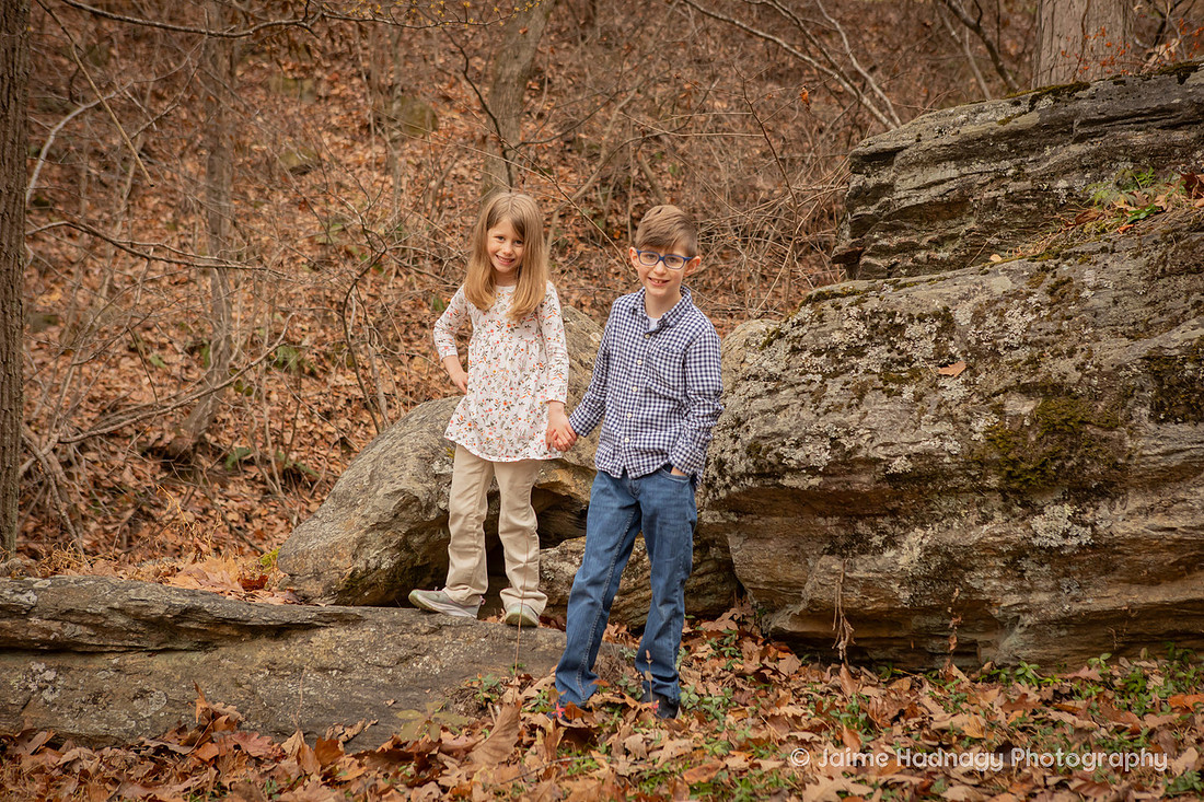 Sweet Outdoor Fall Family Photography Session | Asheville Photographer
