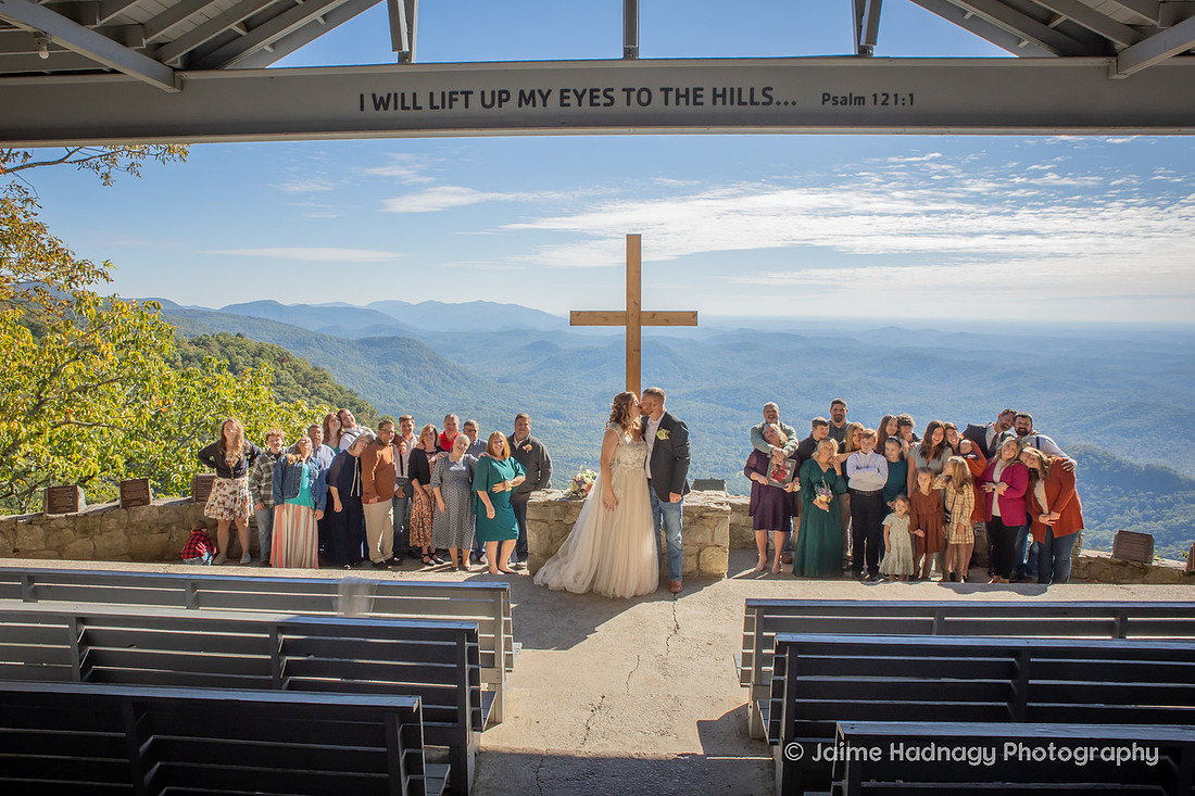 Mountain Wedding at Pretty Place Fred W. Simms Chapel | Asheville Photographer