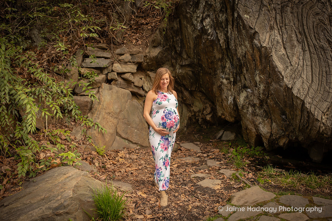 Outdoor Prenatal Family Photos | Asheville Photographer