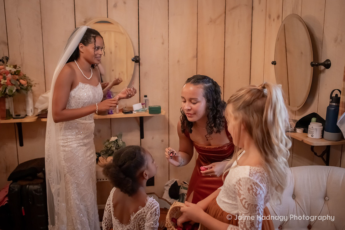 Wedding Photography at The Barn at Tall Oaks Farm Hendersonville NC 