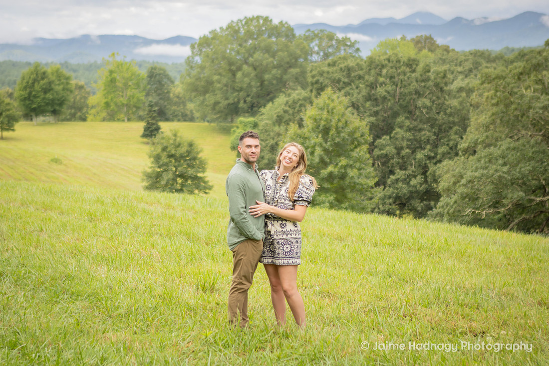 Asheville Engagement Session at BIltmore Estate