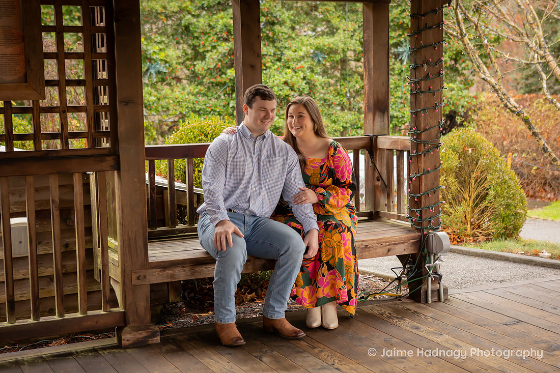Arboretum Engagement Session | Asheville Photographer