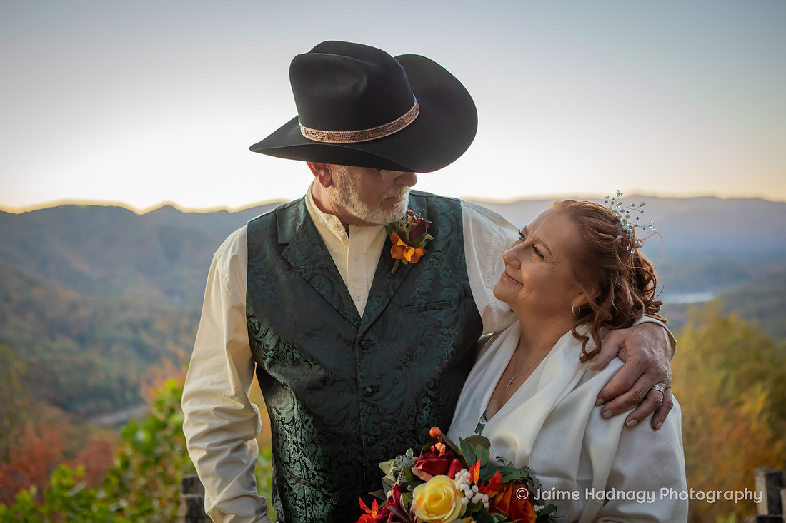 Outdoor Wedding in Nature in the Mountains