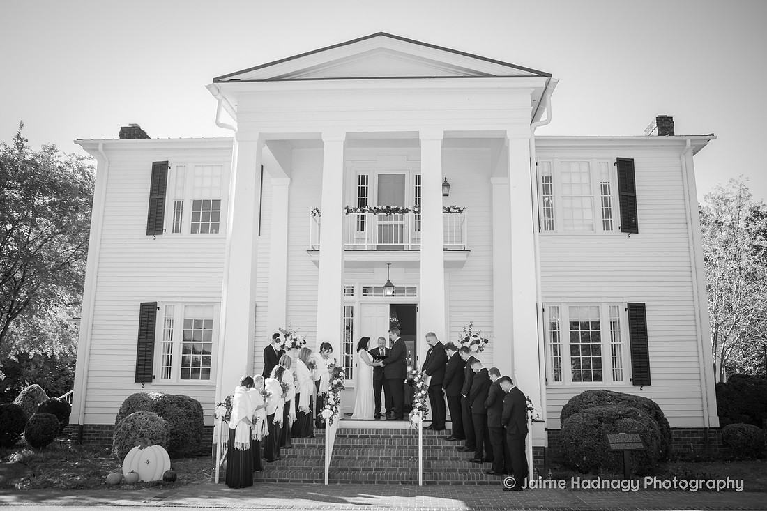 Cherrydale Alumni House Wedding at Furman University