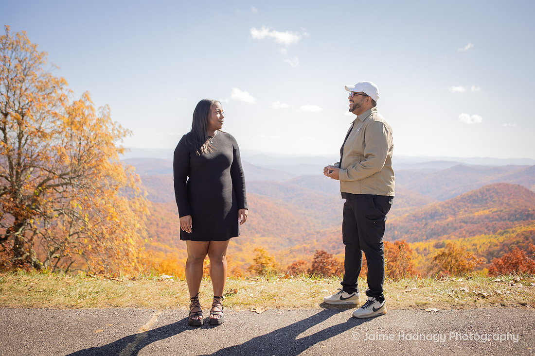 Surprise Proposal Response Photography Asheville