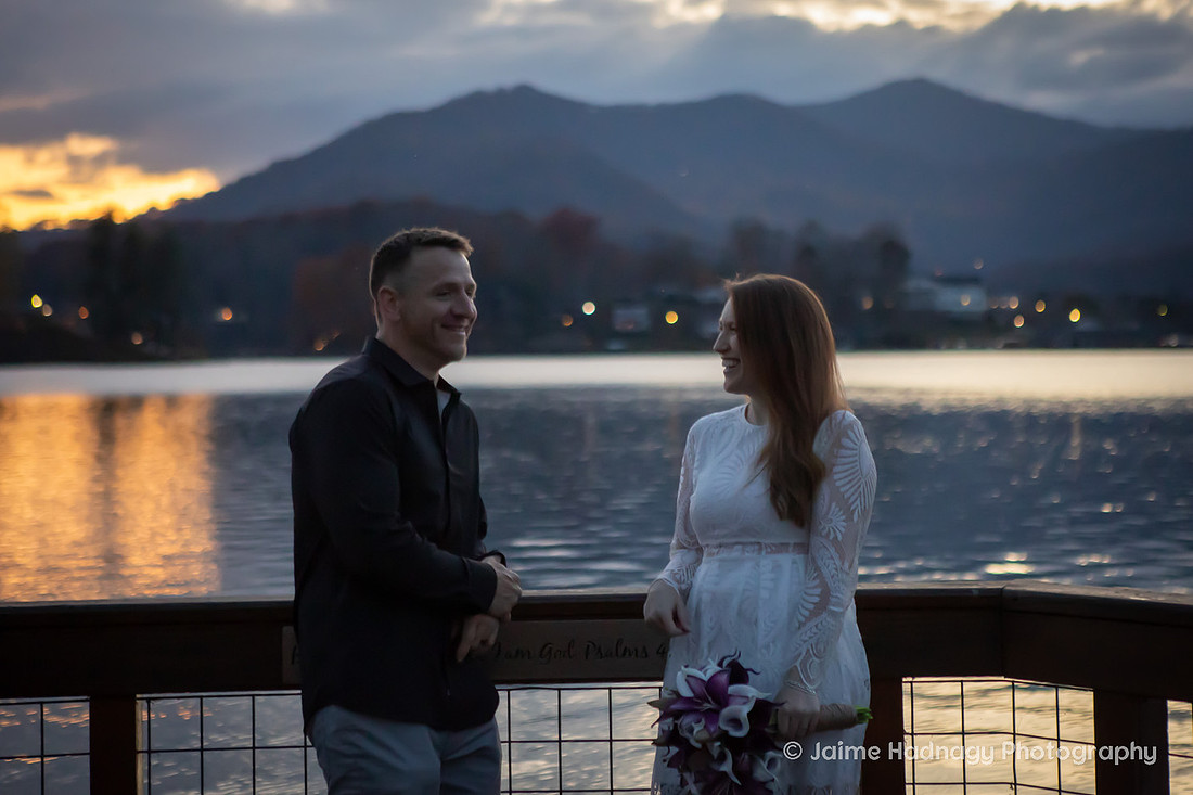 Evening Elopement Photography