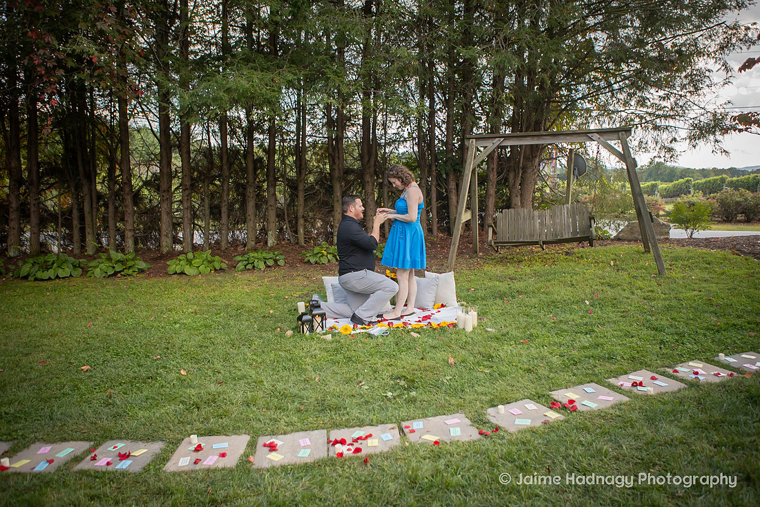 WNC Vineyard Proposal | Asheville Photographer