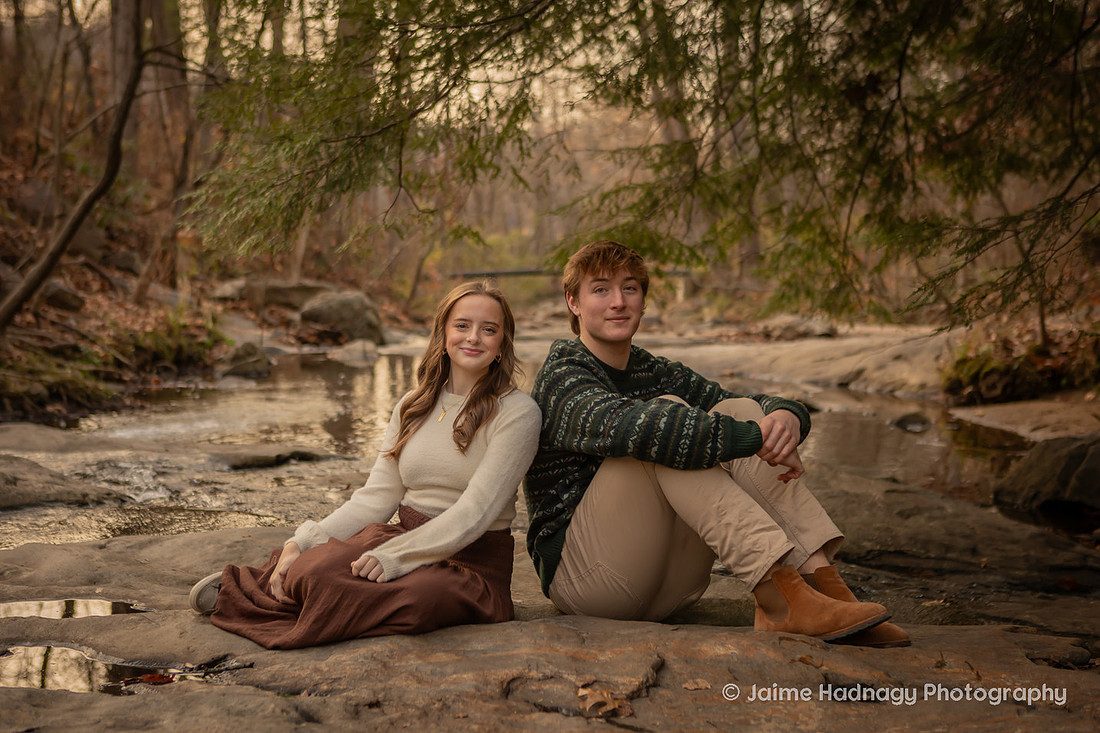 Outdoor Fall Family Photos in Asheville