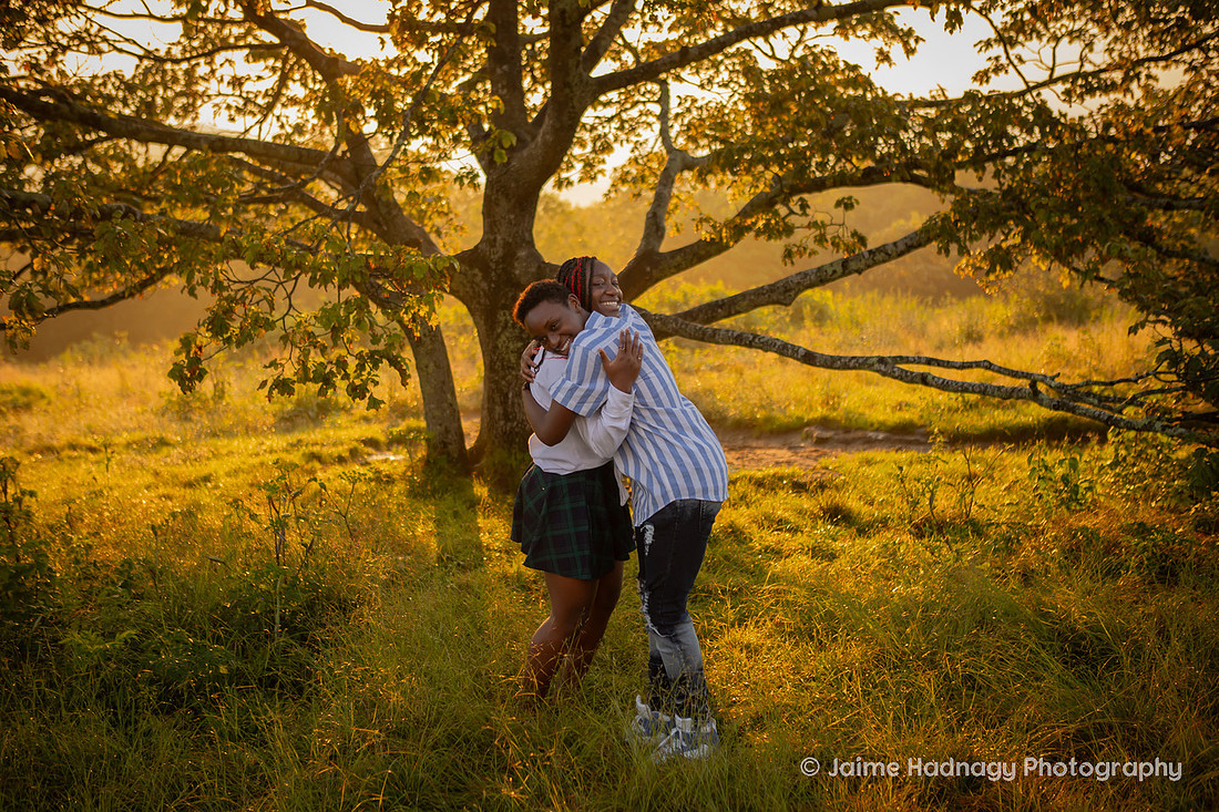 Golden Hour Outdoor Hiking Photo Session | Asheville Family Photographer