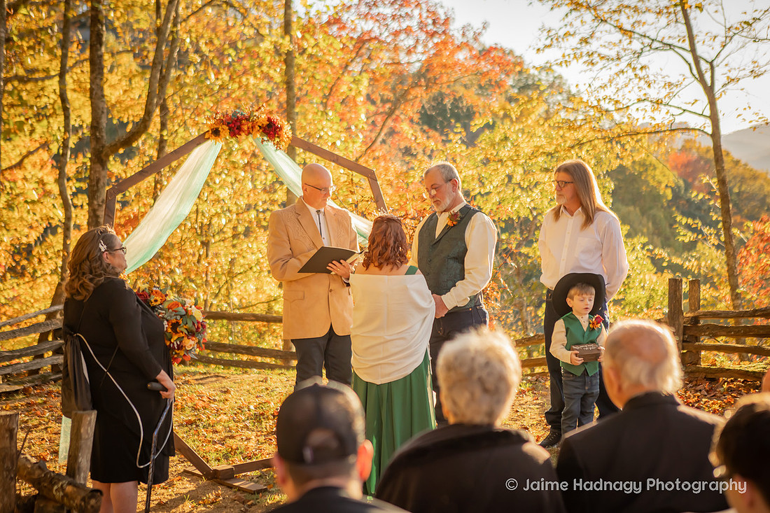 Asheville Wedding Photographer Fall Wedding in the Mountains